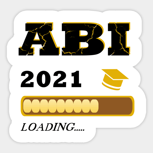 ABI 2021 loading Akku Balken Sticker by JG0815Designs